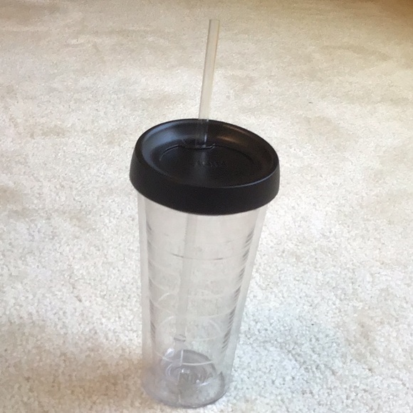 NWOT Ninja Tall Clear Tumbler with Lid and Reusable Straw - Picture 9 of 9